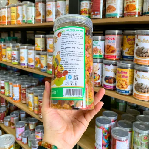 Chuyên sỉ trái Cây Thập Cẩm Sấy Dẻo Thơm Ngon Loại Đặc Biệt 500g Hộp
