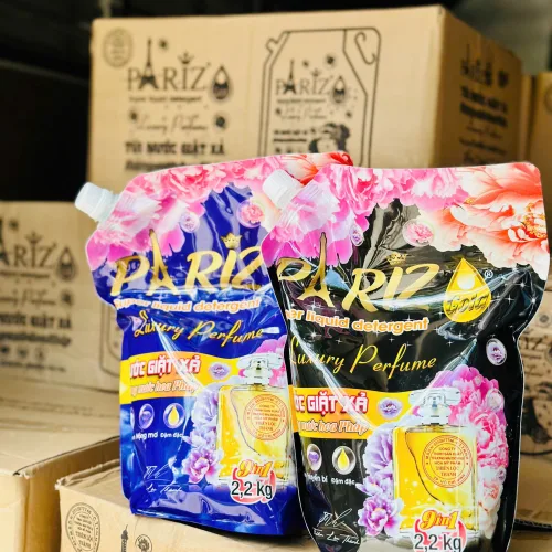 Bộ 2 túi nước giặt xả Pariz, mỗi túi 2,2kg, tổng 4,4kg