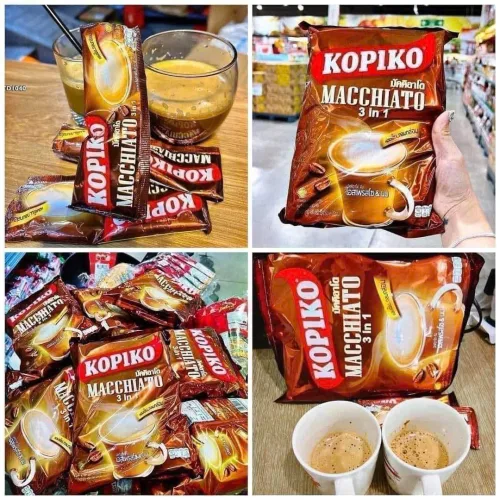 Chuyên sỉ túi Cà Phê Sữa Kopiko 3in1 Thơm Ngon