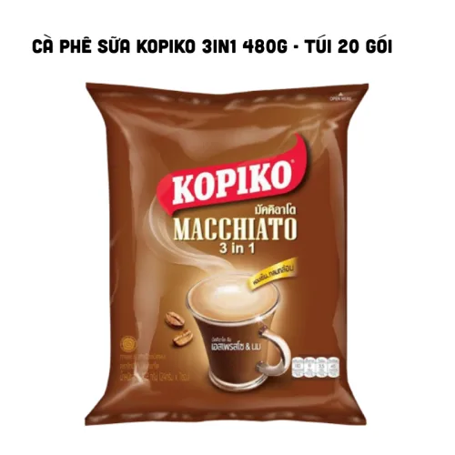 Chuyên sỉ túi Cà Phê Sữa Kopiko 3in1 Thơm Ngon