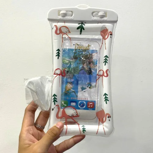 Túi Nhựa Đựng Điện Thoại Chống Nước Viền Phao 21x10 Cm