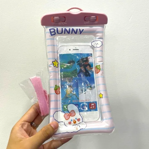 Túi Nhựa Đựng Điện Thoại Chống Nước Viền Phao 21x10 Cm