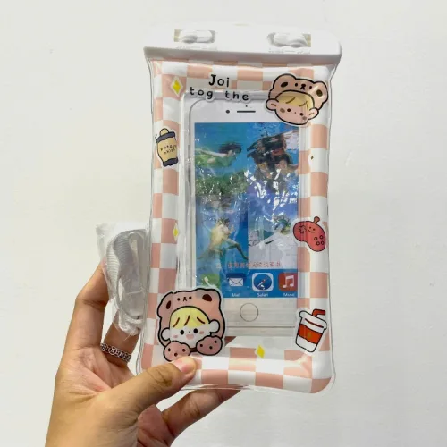 Túi Nhựa Đựng Điện Thoại Chống Nước Viền Phao 21x10 Cm