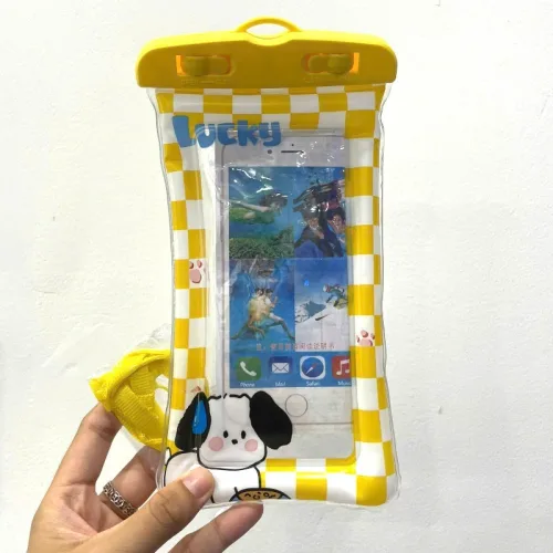 Túi Nhựa Đựng Điện Thoại Chống Nước Viền Phao 21x10 Cm