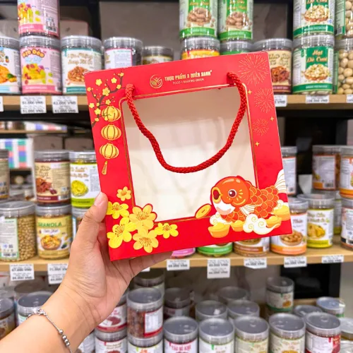 Nguồn hàng sỉ túi Giấy Đỏ Đựng Quà Tết