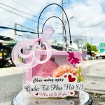 Chuyên sỉ túi Quà Tặng 8-3 Sữa Tắm Nước Hoa Charme Chance Hồng 250ml + Nước Hoa Charme Chance (Có Đèn Chớp)