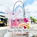 Chuyên sỉ túi Quà Tặng 8-3 Sữa Tắm Nước Hoa Charme Chance Hồng 250ml + Nước Hoa Charme Chance (Có Đèn Chớp)
