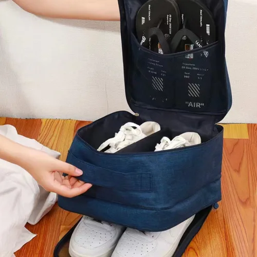 Shop sỉ túi Đựng Giày 3 Ngăn 30x14x24cm