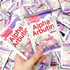 Shop sỉ túi Viên Bột Kích Trắng Body Alpha Arbutin 3 Plus+ Thái Lan Màu Tím
