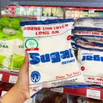 Đường cát trắng tinh luyện Long An Sugar khối lượng 1kg