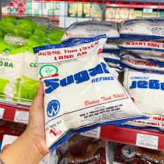 Đường cát trắng tinh luyện Long An Sugar khối lượng 1kg