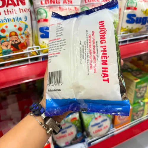 Chuyên sỉ đường Phèn Hạt Long An Sugar - Đường Phèn Long An 500g