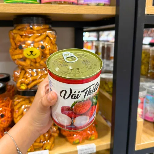 Shop sỉ vải Thiều Lychee In Syrup - Vải Thiều Ngâm Đường Food Club Hộp Trắng 565g