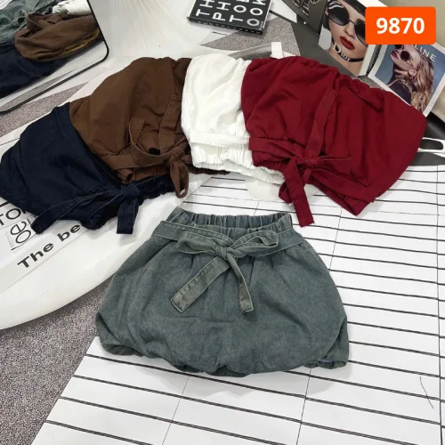 Shop sỉ váy Suông Dài - Váy Jeans Nữ - Váy Nữ Thắt Nơ - Quần Suông Dài - Quần Bí Ngô - Chất Liệu Vải Đẹp Dày Mềm Không Co Giãn Mặc Bền Đẹp (Nhiều Mẫu)