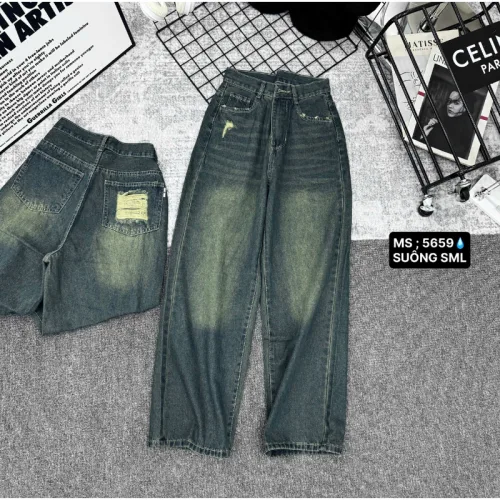 Shop sỉ váy Suông Dài - Váy Jeans Nữ - Váy Nữ Thắt Nơ - Quần Suông Dài - Quần Bí Ngô - Chất Liệu Vải Đẹp Dày Mềm Không Co Giãn Mặc Bền Đẹp (Nhiều Mẫu)