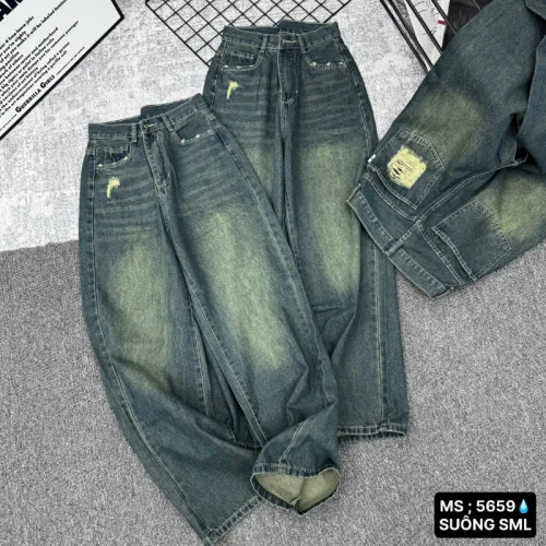 Shop sỉ váy Suông Dài - Váy Jeans Nữ - Váy Nữ Thắt Nơ - Quần Suông Dài - Quần Bí Ngô - Chất Liệu Vải Đẹp Dày Mềm Không Co Giãn Mặc Bền Đẹp (Nhiều Mẫu)