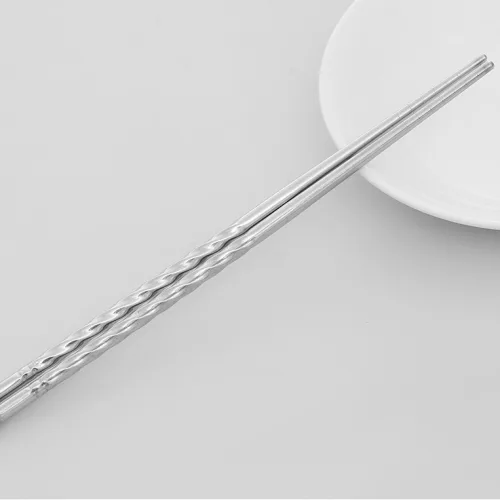 Nơi lấy sỉ vỉ 5 Đôi Đũa Inox Chất Lượng Cao 22cm