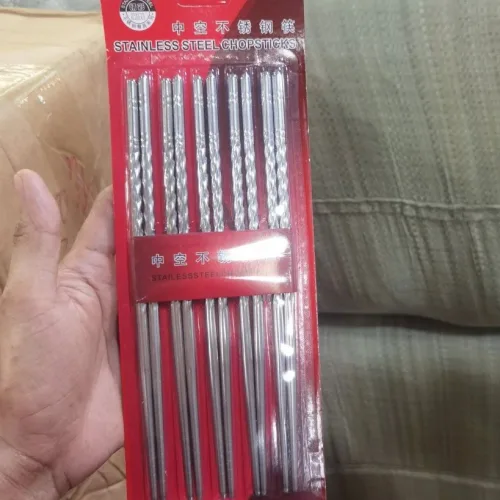 Nơi lấy sỉ vỉ 5 Đôi Đũa Inox Chất Lượng Cao 22cm