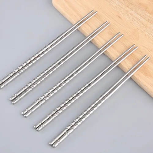 Nơi lấy sỉ vỉ 5 Đôi Đũa Inox Chất Lượng Cao 22cm