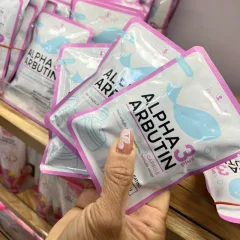 Bột kích trắng body dạng viên Con Cá Alpha Arbutin 3 Plus+ Thái Lan, túi 10 viên