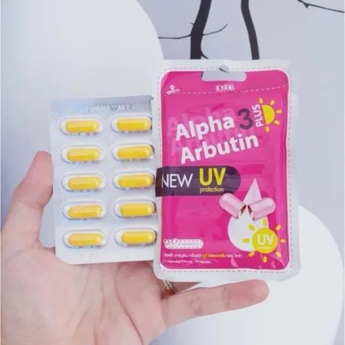 Kyra Alpha Arbutin 3 Plus+ dạng bột cho body, túi 10 viên
