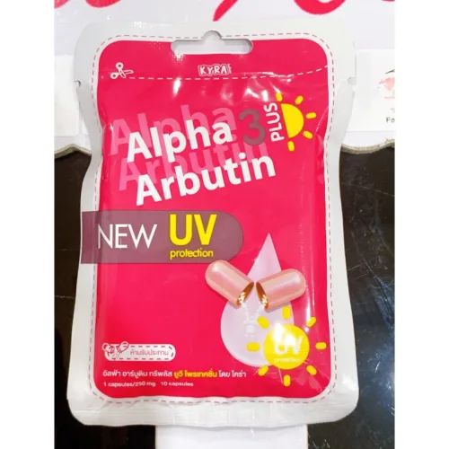 Kyra Alpha Arbutin 3 Plus+ dạng bột cho body, túi 10 viên