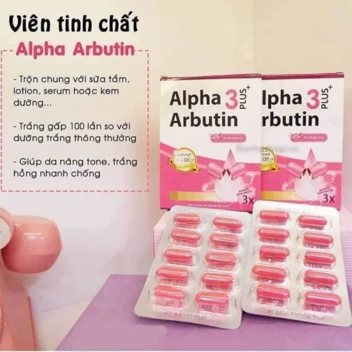 Chuyên sỉ viên Bột Kích Trắng Body Kyra Alpha Arbutin 3 Plus+ Thái Lan - Hộp 10 Viên