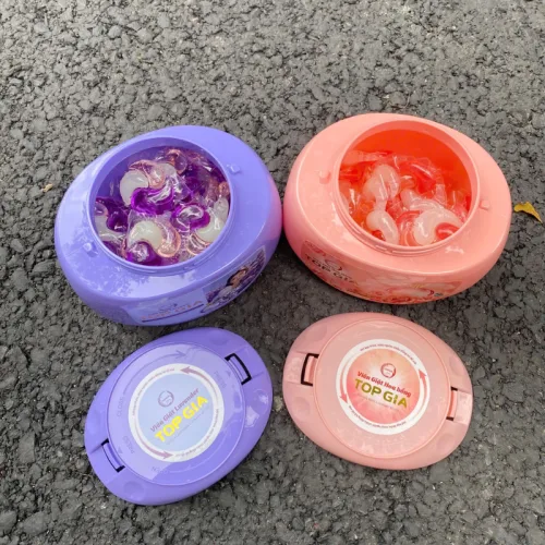 Viên giặt Top Gia Hương Hoa Hồng, hộp 40 viên