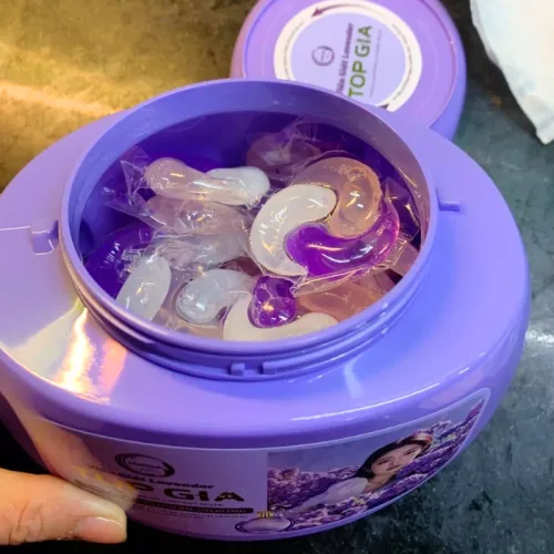 Nơi lấy sỉ viên Giặt Top Gia Hương Lavender - Hộp 40 Viên Giặt Quần Áo