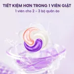 Nơi lấy sỉ viên Giặt Top Gia Hương Lavender - Hộp 40 Viên Giặt Quần Áo