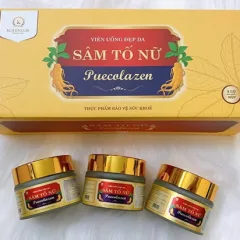 Puecolazen Viên Uống Collagen Sâm Tố Nữ Hộp 45 Viên