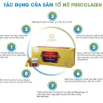 Puecolazen Viên Uống Collagen Sâm Tố Nữ Hộp 45 Viên