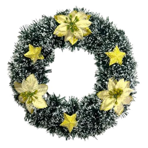 Vòng Nguyệt Quế Noel 30cm Trang Trí Cửa, Tường 5 Mẫu