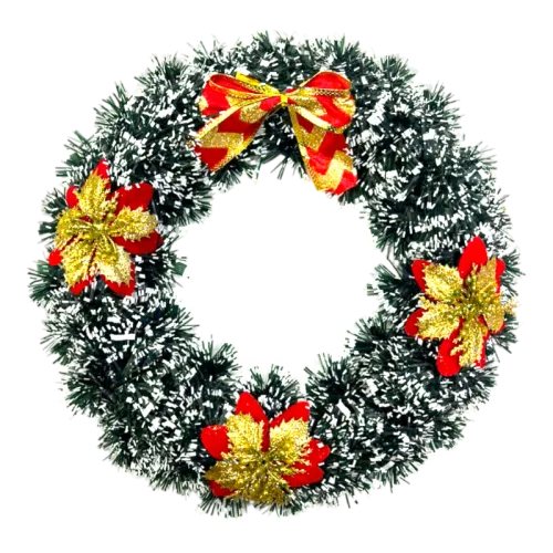 Vòng Nguyệt Quế Noel 30cm Trang Trí Cửa, Tường 5 Mẫu