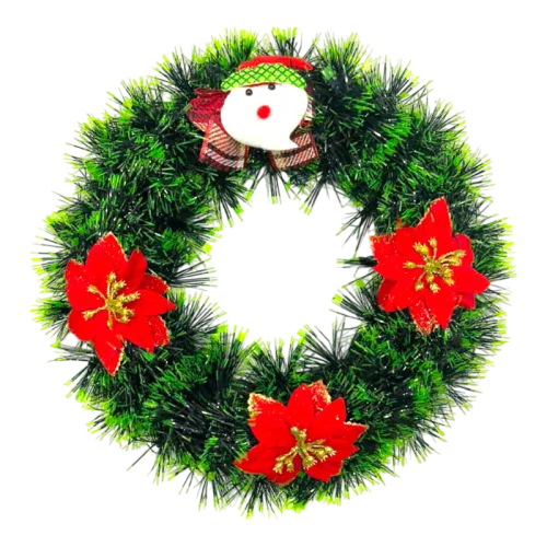 Vòng Nguyệt Quế Noel 30cm Trang Trí Cửa, Tường 5 Mẫu