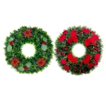 Chuyên sỉ vòng Nguyệt Quế Noel - Trang Trí Giáng Sinh Tường Cửa - 2 Mẫu Cơ Bản Size 38cm