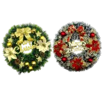 Vòng Nguyệt Quế Noel Trang Trí Tường Và Cửa, 2 Mẫu, 40cm