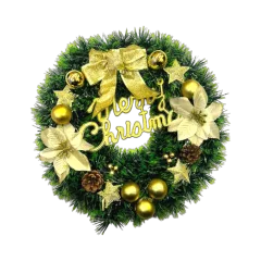 Vòng Nguyệt Quế Noel Trang Trí Tường Và Cửa, 2 Mẫu, 40cm