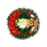 Shop sỉ vòng Nguyệt Quế Noel Trang Trí Tường Cửa Giáng Sinh 6 Mẫu Loại Đẹp Size 38cm