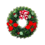 Shop sỉ vòng Nguyệt Quế Noel Trang Trí Tường Cửa Giáng Sinh 6 Mẫu Loại Đẹp Size 38cm