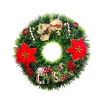 Shop sỉ vòng Nguyệt Quế Noel Trang Trí Tường Cửa Giáng Sinh 6 Mẫu Loại Đẹp Size 38cm