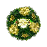 Shop sỉ vòng Nguyệt Quế Noel Trang Trí Tường Cửa Giáng Sinh 6 Mẫu Loại Đẹp Size 38cm