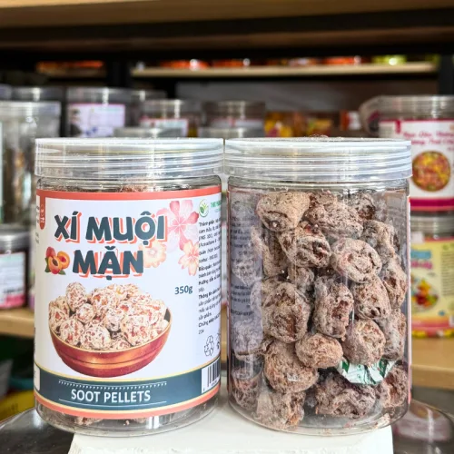Shop sỉ xí Muội Mặn Thơm Ngon 350g - Hũ Pet – một lựa chọn đáng tham khảo trong xí muội viên