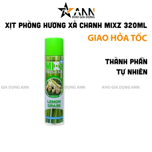 Mixz Fresh Air xịt phòng hương sả chanh 320ml Thái Lan