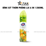 Shop sỉ xịt Thơm Phòng LIX 6 IN 1 Hương Cam Sả 280ml