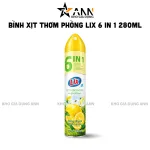 LIX 6 IN 1 Xịt Thơm Phòng Hương Chanh 280ml
