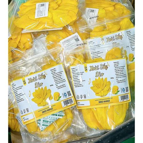 Xoài sấy dẻo nguyên vị 500g dạng túi zip