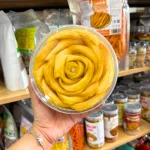 Shop sỉ xoài Sấy Dẻo - Xoài Xếp Hoa Thơm Ngon 500g - Hộp Tròn