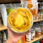 Shop sỉ xoài Sấy Dẻo - Xoài Xếp Hoa Thơm Ngon 500g - Hộp Tròn