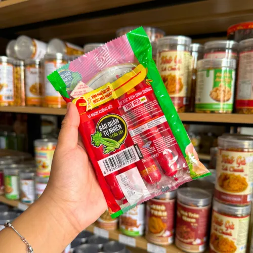 Nguồn hàng sỉ xúc Xích Gói Dinh Dưỡng Thịt Heo Ponnie - Xúc Xích Ponnie 175g (5 Cây x 35g)